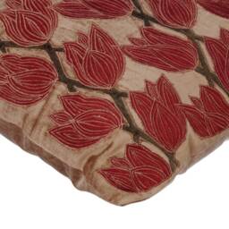 "Decorative Pearl Beige Euro Size Pillow Cover 24""x24""/26""x26" - thumbnail 2