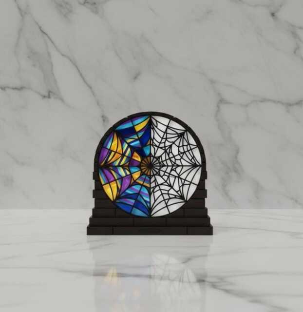 Wednesday Addams Bedside Lamp, Desk Battery Usb Night Light, Gothic Room Decor, Tim Burton Films Lover, Halloween Gift, Gift - image 1
