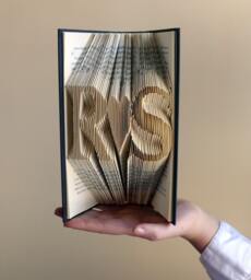 Best Gifts For Girlfriend Boyfriend Personalized Anniversary Gift - Wedding Initials, Bride Groom Customized Paper - thumbnail 1