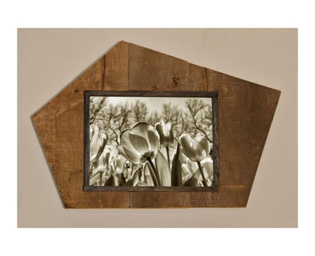 5x7 Picture Frame - Reclaimed Wood - image 1