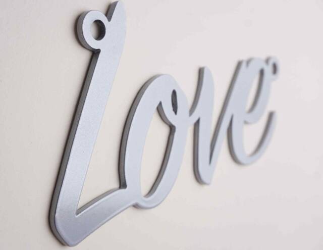 Metal Love Sign - Wall Decor, Home Decor - image 1