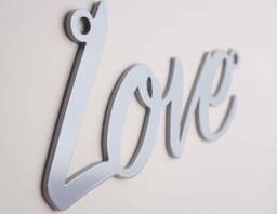 Metal Love Sign - Wall Decor, Home Decor - thumbnail 1