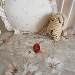 Gold Meadow On Carmel - Boxkleed - Box Rug, Baby Play Mat, Flowers Playmat, Krabbeldecke - thumbnail 2
