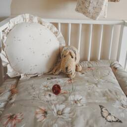 Gold Meadow On Carmel - Boxkleed - Box Rug, Baby Play Mat, Flowers Playmat, Krabbeldecke - thumbnail 3