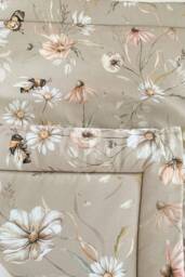Gold Meadow On Carmel - Boxkleed - Box Rug, Baby Play Mat, Flowers Playmat, Krabbeldecke