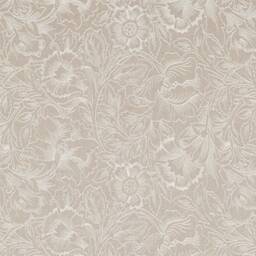William Morris Poppy Embroidery Curtains Drapes in Flax - thumbnail 2