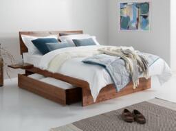 Japanese Wooden Bed Frame By Get Laid Beds