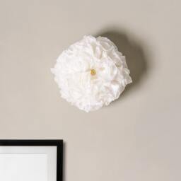 Handmade Paper Flower Wall Sconce Romantic Bedroom Lighting - Lampshade Only - thumbnail 2