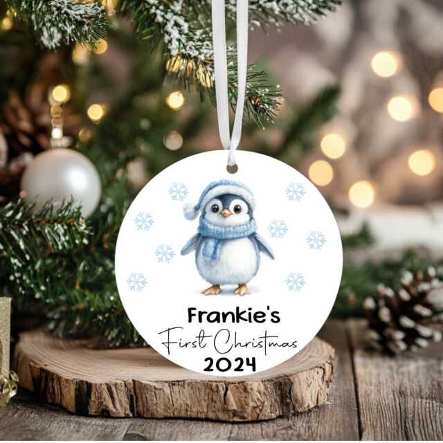 Kids Christmas Girls Boys Personalised Bauble Gift Present Keepsake Train Tree Xmas Daughter Son Nephew Niece