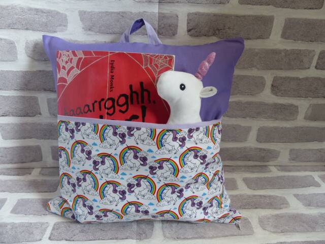 story Book Cushion, Bedtime Children's Reading Cushion, Gift For Children, Children Christmas Present, Routine, Ipad Cushion - image 1