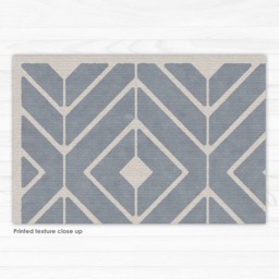 Grey Linoleum Rug Vinyl Mat With Modern Geometric Area Rug. Vinyl Floor For Indoor & Outdoor Use. PVC Doormat, Kitchen - thumbnail 3