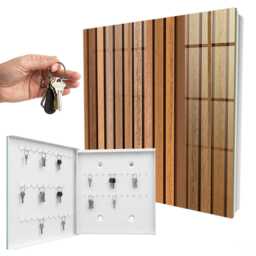 Warm Lines Key Cabinet For Home, Brown Industrial Box, Modern Backgrounds & Patterns, Lovers Of Elegance Peace - thumbnail 2