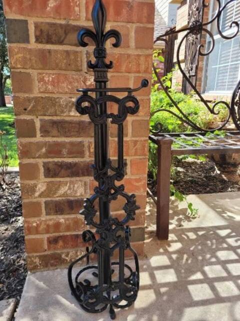 Free Standing Toilet Paper Holder - Pick Your Color Paper Storage Stand Cast Iron Fleurdelisjunkie Tissue - image 1