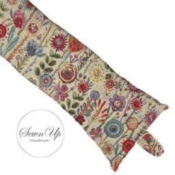 Draught Excluder 50-135cm Kew Gardens Tapestry Handmade Wind Draft Stopper Floral Flower Heritage - thumbnail 2