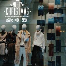 Merry Christmas Sticker For Window Xmas Shop Display Home Decoration Decal - thumbnail 3