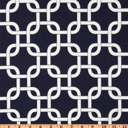 "Blue Pillow Cover-Navy Links Pillow-Navy & White Pillow - Covers .16"", 17"", 18"", 20"" 24"" 26" - thumbnail 2