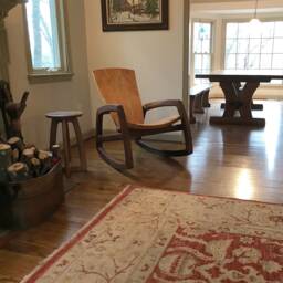 Cascade Rocking Chair in Walnut & Figured Maple - thumbnail 4
