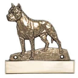 American Staffordshire Terrier, Dog Plaque, Can Be Engraved, Limited Edition, Artdog - thumbnail 3
