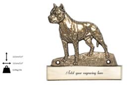 American Staffordshire Terrier, Dog Plaque, Can Be Engraved, Limited Edition, Artdog - thumbnail 1