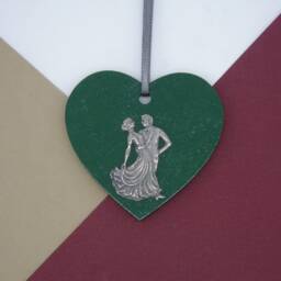 Ballroom Dancer Christmas Tree Decoration- Ornament - Waltzing Decoration Dancing Couple Gift - thumbnail 2