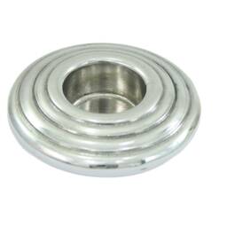 Italy Modern Pewter Table Candle Holder 25492/1 Wedding Favors For Church Elegant Design Cavagnini - thumbnail 3
