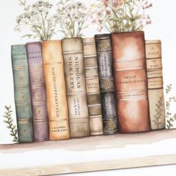 Charles Dickens Book Stack Print - Oliver Twist Great Expectations Bleak House Eco-Friendly Gifts For Lovers Literary - thumbnail 3