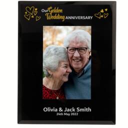 Personalised Our Golden Wedding Anniversary Photo Frame 6x4 7x5 50Th Gift - thumbnail 3