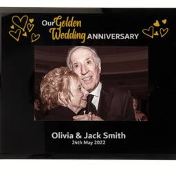 Personalised Our Golden Wedding Anniversary Photo Frame 6x4 7x5 50Th Gift - thumbnail 2