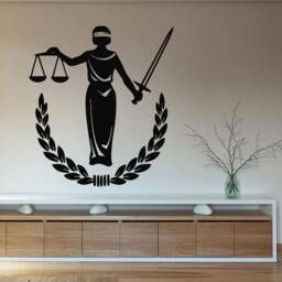 Wall Decals Law & Justice Woman Figure Statue People Interior Design Home Art Mural Vinyl Decal Sticker Kids Order For Garciatracy1 - thumbnail 1