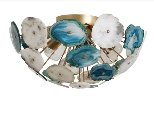 Gorgeous Flush Mount Sputnik Agate Ceiling Lamp Light , Stellar 2 Low 4 Lights - image 1