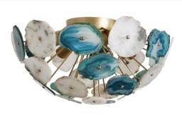 Gorgeous Flush Mount Sputnik Agate Ceiling Lamp Light , Stellar 2 Low 4 Lights - thumbnail 1