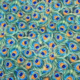 Beautiful Peacock Feather Eyes Designer Cushion Cover Fits An 18 - thumbnail 2