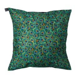 Beautiful Peacock Feather Eyes Designer Cushion Cover Fits An 18 - thumbnail 1