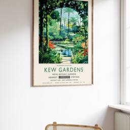 Kew Gardens Print, London Botanical William Morris Poster, Vintage Wall Art, Floral A1/A2/A3/A4 - thumbnail 2