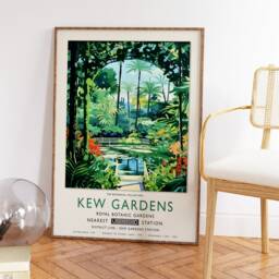 Kew Gardens Print, London Botanical William Morris Poster, Vintage Wall Art, Floral A1/A2/A3/A4 - thumbnail 3