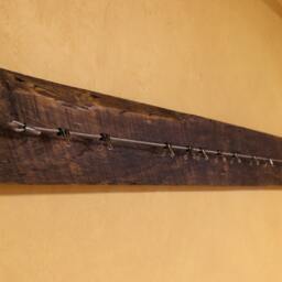 Rustic Photo Display // Wood Holder// Reclaimed Office Decor Picture Frame Memo Holder Key - thumbnail 4