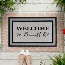 New Home Personalized Outdoor Rug - Housewarming Gift Door Mat Gifts For Them Closing Washable Custom - thumbnail 4