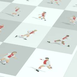 Ajax Amsterdam Legends Illustrated Print - thumbnail 3