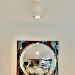 Single - 1 Sixties Chrome Bubble Mirror - One Piece - thumbnail 3