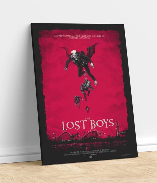 The Lost Boys Movie Poster 1987 Retro Cult Film Canvas Art - image 1