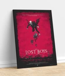 The Lost Boys Movie Poster 1987 Retro Cult Film Canvas Art - thumbnail 1