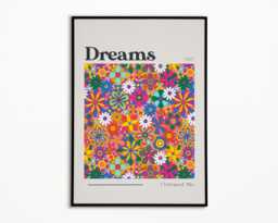 Dreams - Fleetwood Mac Inspired Music Prints Unframed Indie Rock Art Gig Concert Poster A5 A4 A3 - thumbnail 1