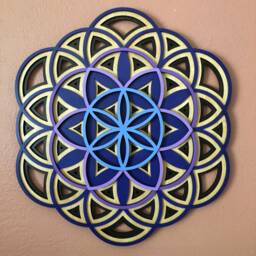 Flower Of Life Mandala Wall Art 24 - thumbnail 1