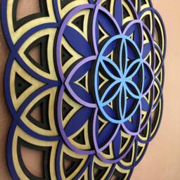 Flower Of Life Mandala Wall Art 24 - thumbnail 3