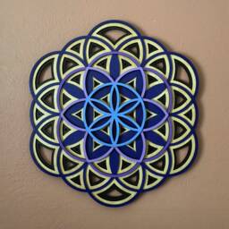 Flower Of Life Mandala Wall Art 24 - thumbnail 4