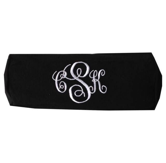 Long Bed Bolster Twin, Queen, King Pillow Cover, Black Daybed Round Covers - image 1