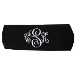 Long Bed Bolster Twin, Queen, King Pillow Cover, Black Daybed Round Covers - thumbnail 1