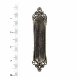 Handmade Floral Mezuzah Sterling Silver, Colorful Stones, Enamel - thumbnail 3