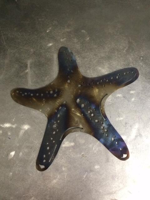 Metal Starfish Wall Hanging 10 - image 1