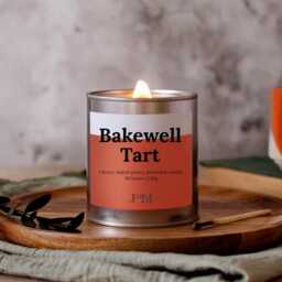Bakewell Tart Crackle Wick Candle, Bakery Inspired Candle Fragrance - thumbnail 2